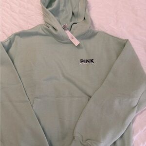 PINK Victoria's Secret Mint Green Hoodie - XS